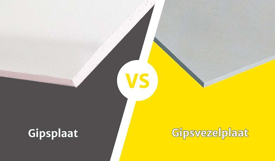 Een productvergelijking: gipsplaat of gipsvezelplaat?