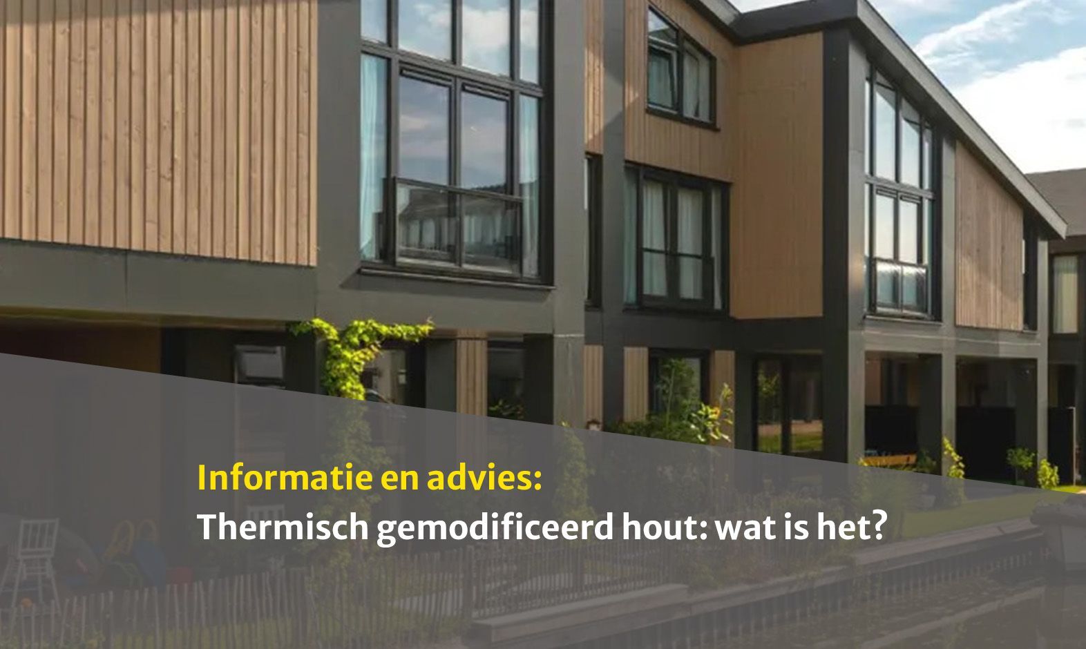 Thermisch gemodificeerd hout: wat is het en hoe te onderhouden? 