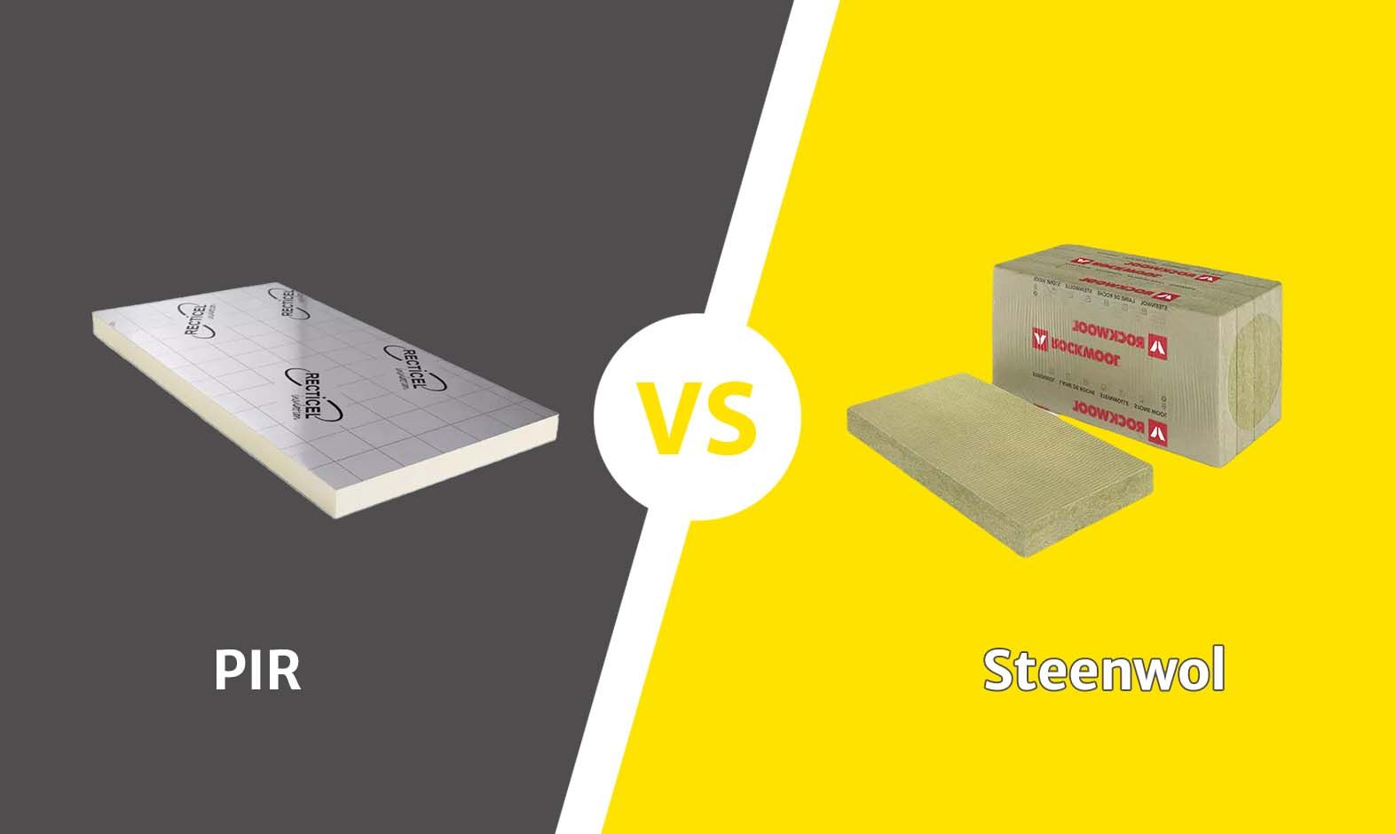 PIR of steenwol: een productvergelijking