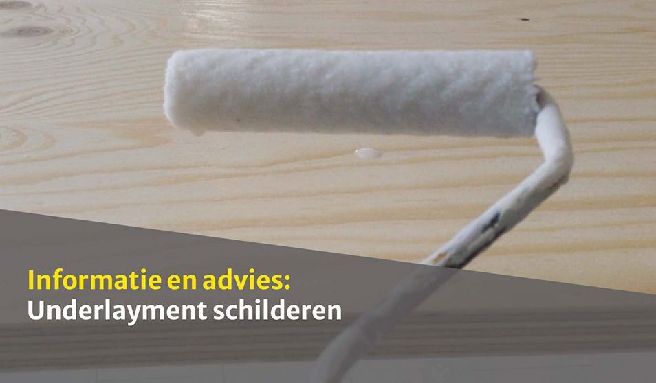 Underlayment schilderen 