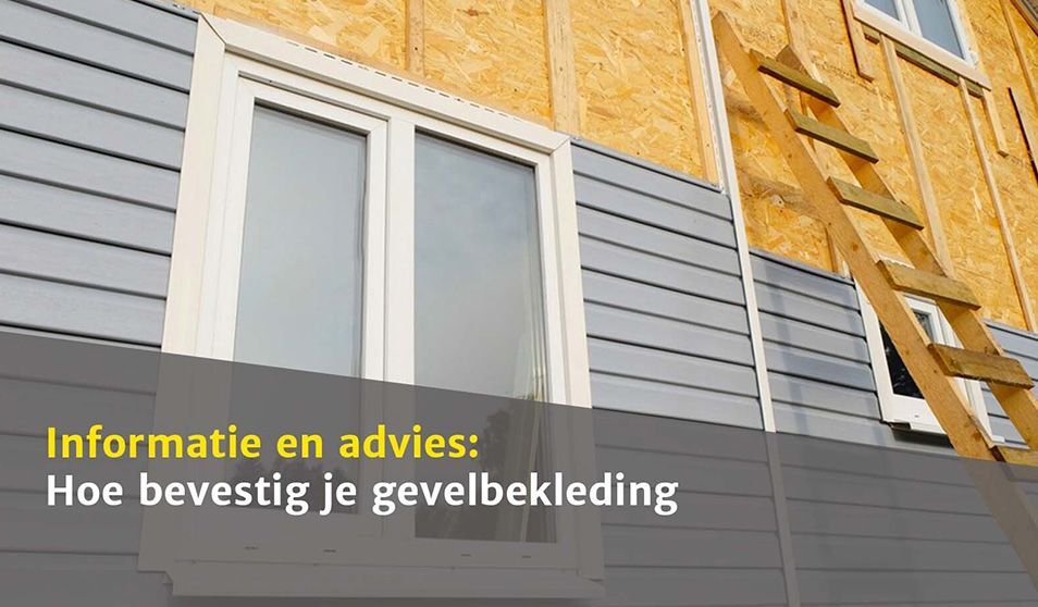 Richtlijnen voor bevestiging van gevelbekleding