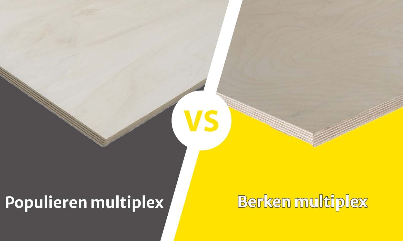 Een productvergelijking: populier of berken multiplex?