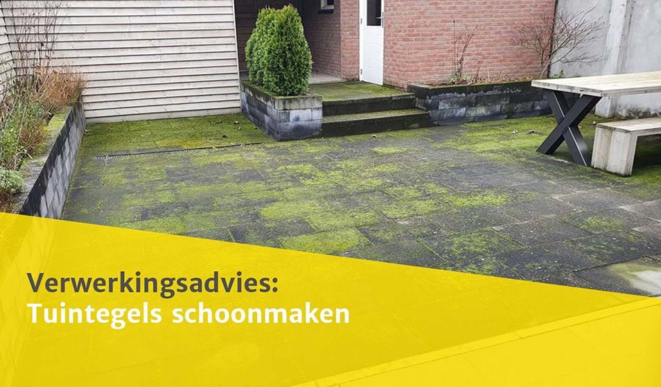 Tuintegels schoonmaken: de beste tips