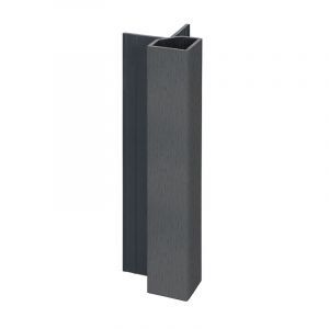 Keralit Uitwendig Hoekprofiel 32x32 mm Antraciet  (classic colours) (bestelnr. 2828)