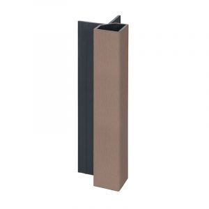 Keralit Uitwendig Hoekprofiel 32x32 mm Bruingrijs  (classic colours) (bestelnr. 2828)