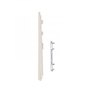 Keralit Eindkap links voor potdeksel 177 mm Creme (classic colours) (bestelnr. 2874)