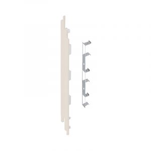 Keralit Eindkap rechts voor sponningdeel 190 mm Creme (classic colours) (bestelnr. 2885)