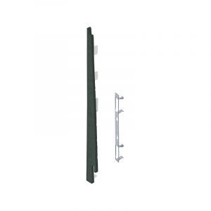 Keralit Eindkap links voor potdeksel 177 mm Donkergroen  (classic colours) (bestelnr. 2874)