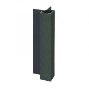Keralit Uitwendig Hoekprofiel 32x32 mm Donkergroen  (classic colours) (bestelnr. 2828)