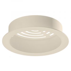 Florence Buitenplafond Ventilatierooster Ø 66 mm Crème HR