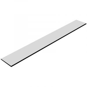 HPL Strook 6 mm Wit RAL 9010 - 305x25 cm HR