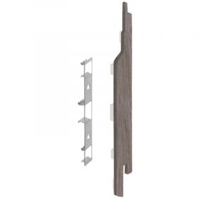 Keralit Eindkap rechts voor sponningdeel 143 mm Taupe Eiken (modern eiken) (bestelnr. 2865)