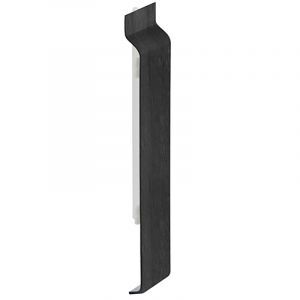 Keralit verbindingstuk voor sponningdeel 143 mm Zwart Eiken (modern eiken) (bestelnr. 2813)