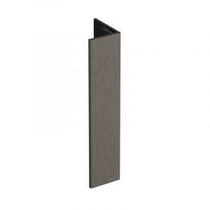 Keralit Verlengd Eindprofiel 17x44 mm Bruingrijs (classic colours) (bestelnr. 2811)