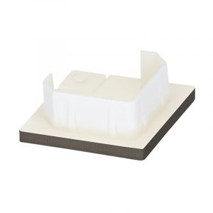 Keralit Eindkap voor Hoekprofiel 32x32 mm Kwartsgrijs  (classic colours) (bestelnr. 2829)