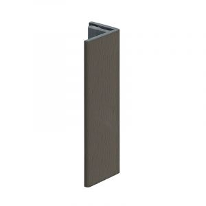 Keralit Eindprofiel 17 mm Kwartsgrijs  (classic colours) (bestelnr. 2806)