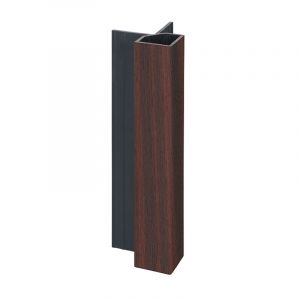 Keralit Uitwendig Hoekprofiel 32x32 mm Mahonie  (classic colours) (bestelnr. 2828)