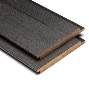 ModiWood Colour Fins Rabat XL Zwart 18x185 mm