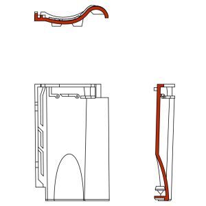 Monier De Nieuwe Hollander-V Ventilatiepan