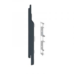 Keralit Eindkap links voor sponningdeel 143 mm Monumentenblauw  (classic colours) (bestelnr. 2860)