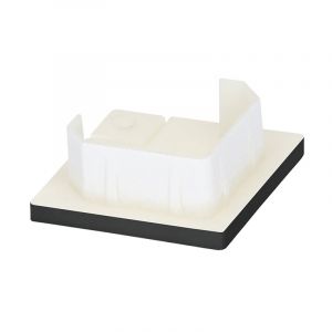 Keralit Eindkap voor Hoekprofiel 32x32 mm Nightblack (pure colours) (bestelnr. 2829)