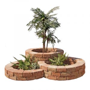 Pilestone Ronde Bloembak 23/17x21,5x10 cm