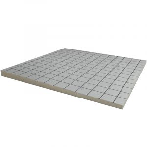 PIR afschot 2-zijdig aluminium 1200x1200x40/50mm (Rd 1,80/2,25 m² K/W) HR