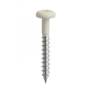 Rockpanelschroef RVS 4,5x35 mm Cremewit RAL 9001 - Doos à 200 stuks HR