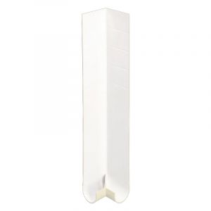 Heering Uitwendig Hoekstuk 250x25 mm Crème t.b.v. Paneel Afgerond (bestelnr. 2167)