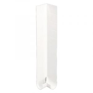 Heering Uitwendig Hoekstuk 250x25 mm t.b.v. Paneel Afgerond HR