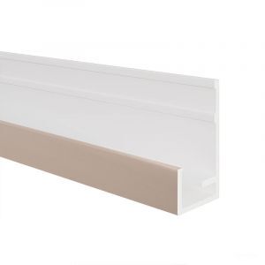 VinyPlus Startprofiel Verticaal - 6000 mm Cappuccino (art.nr. 0413)