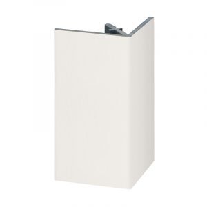 Keralit Uitwendig Hoekprofiel Recht 46x46 mm Wit - 4000 mm