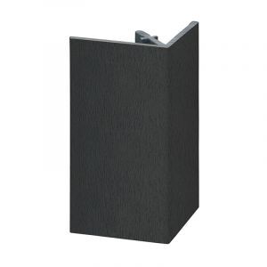 Keralit Uitwendig Hoekprofiel Recht 46x46 mm Zwart - 4000 mm