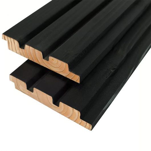 Douglas Triple Rhombus Zwart 27x140