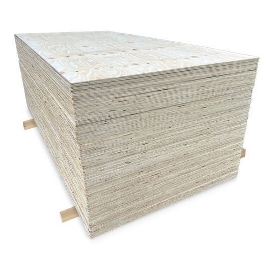 Elliottis Pine Underlayment Palletvoordeel - 18 mm - 2440x1220 Mes en Groef (149m²) Pallet