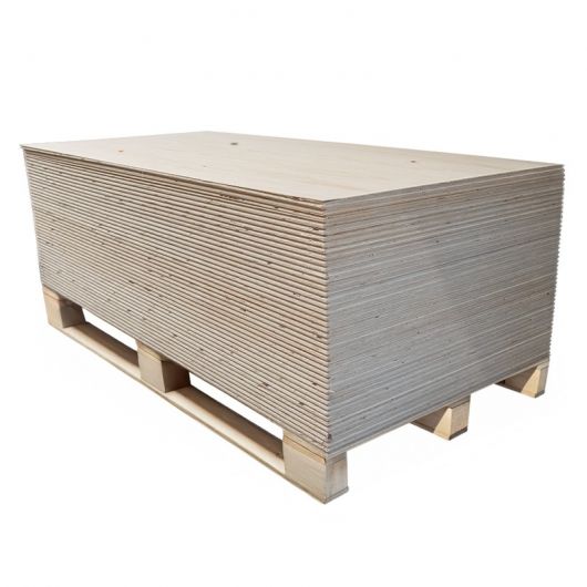 Fins Vuren Underlayment Palletvoordeel - 18 mm - 2440x1220 Mes en Groef HR Pallet volle platen MG
