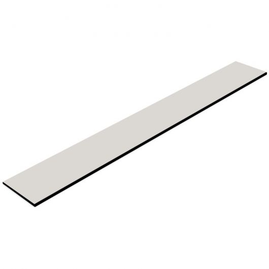 HPL Strook 6 mm Cremewit RAL 9001 HR