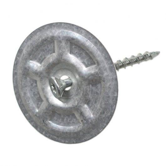 Aluzink Volgplaatje 70 mm - Zak à 100 stuks
