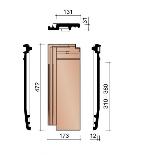 Koramic Actua 10 EB Halve Pan