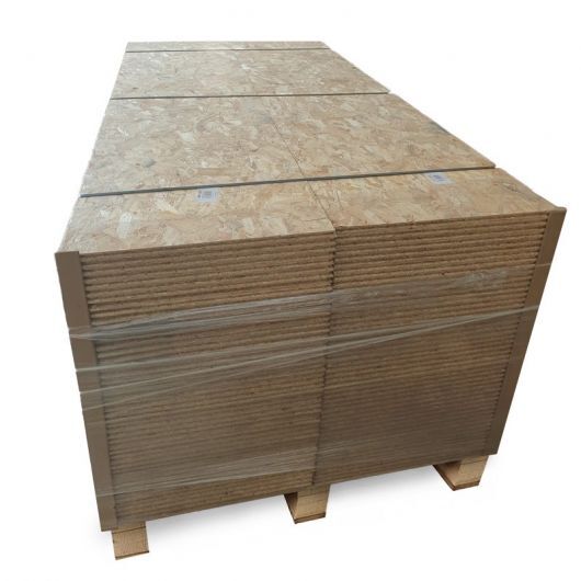 OSB 3 Plaat Palletvoordeel - 18 mm - 2440x590 Mes en Groef HR Pallet