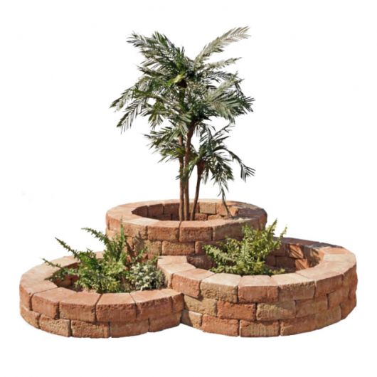Pilestone Ronde Bloembak 23/17x21,5x10 cm