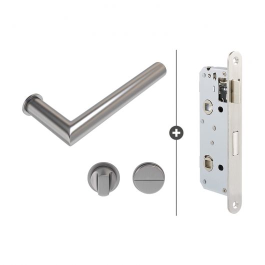 Skantrae Hang- en Sluitwerkpakket Orbit 19 Minimal - Vrij- en Bezetslot - RVS (943)