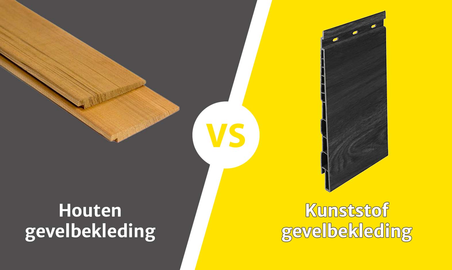 Welke gevelbekleding kiezen: hout of kunststof?