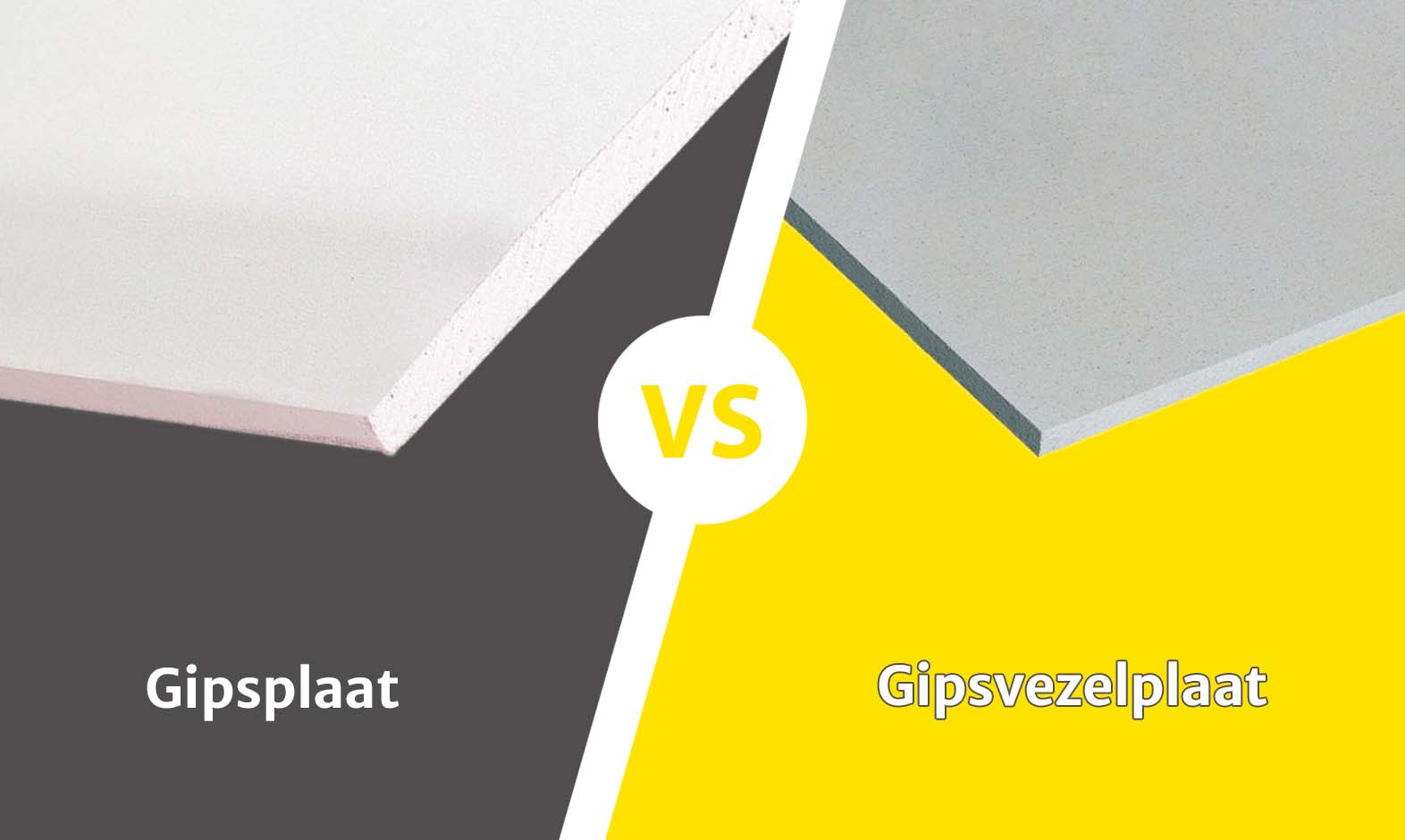 Een productvergelijking: gipsplaat of gipsvezelplaat?