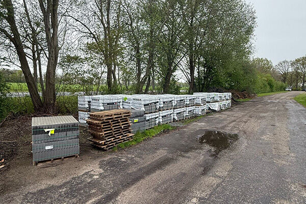 Levering tegels