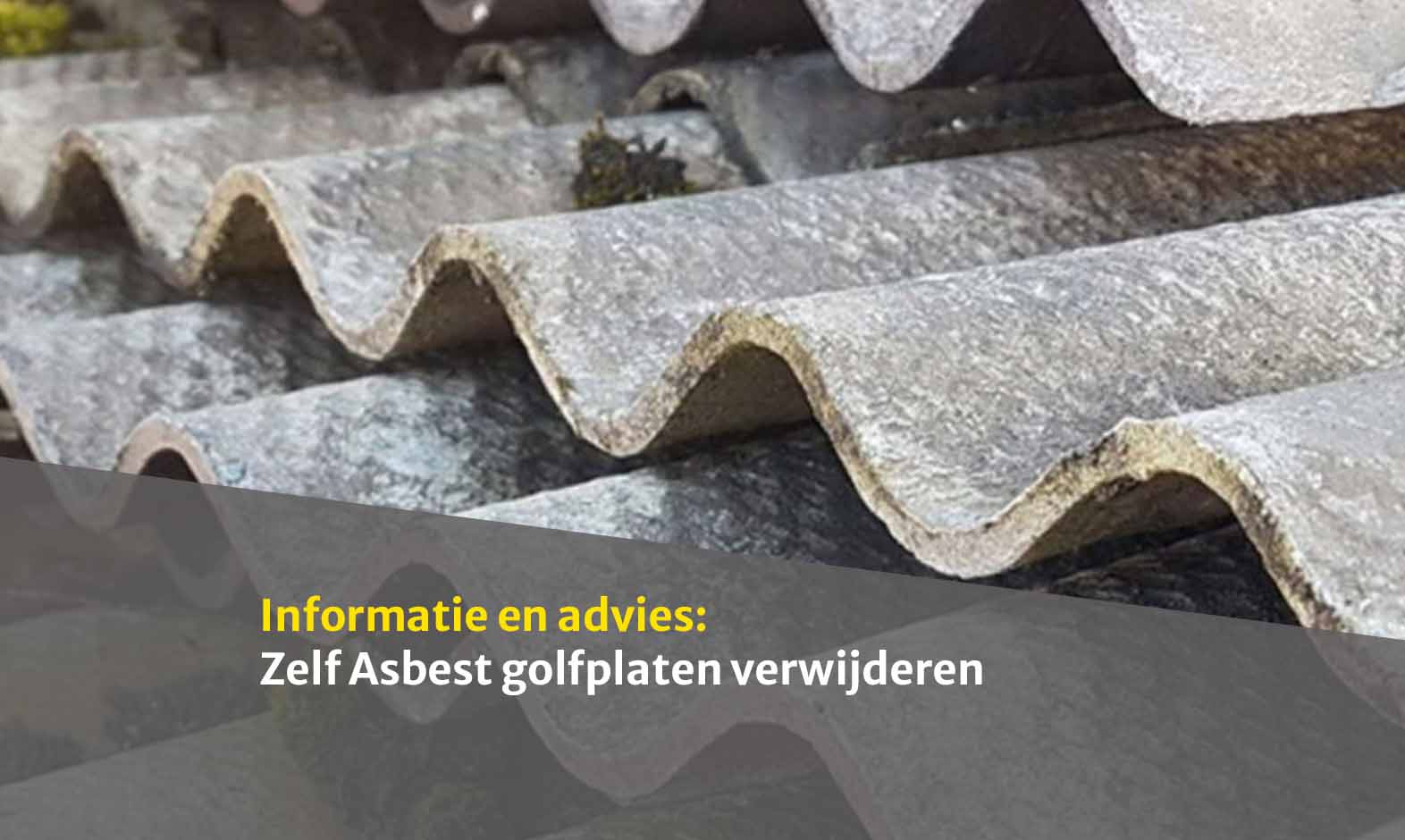 Asbest golfplaten verwijderen als particulier