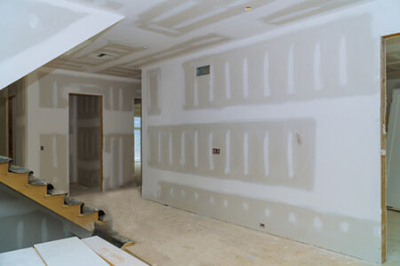 Gipsplaten wand en plafond