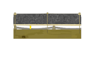 Dakplaat: bestaand doorgezakt dakbeschot