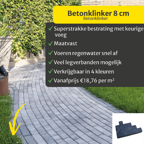 Betonklinker 8 cm