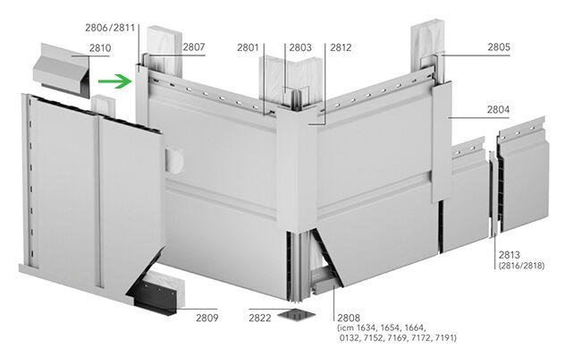 Keralit Verlengd Eindprofiel 17x44 mm (bestelnr. 2811)